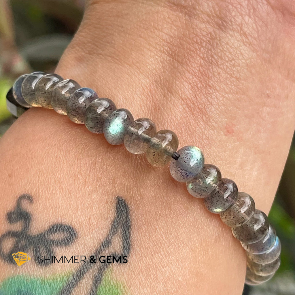 Aura Cleanse & Stress Release Bracelet For Men Women (Labradorite Lapis Smoky Quartz) Bracelets