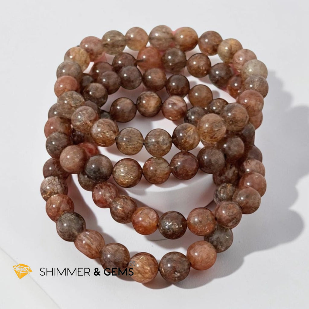 Black Gold Rutile Super 7 Bracelet (Multidimensional Grounding • Abundance Codes • Alchemical Mastery)
