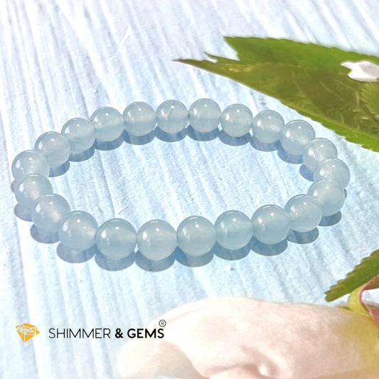 Blue Calcite 8Mm Bracelet