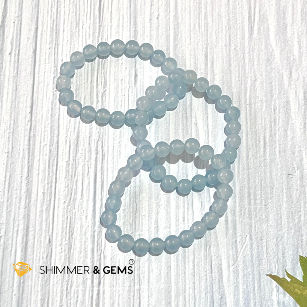 Blue Calcite 8Mm Bracelet