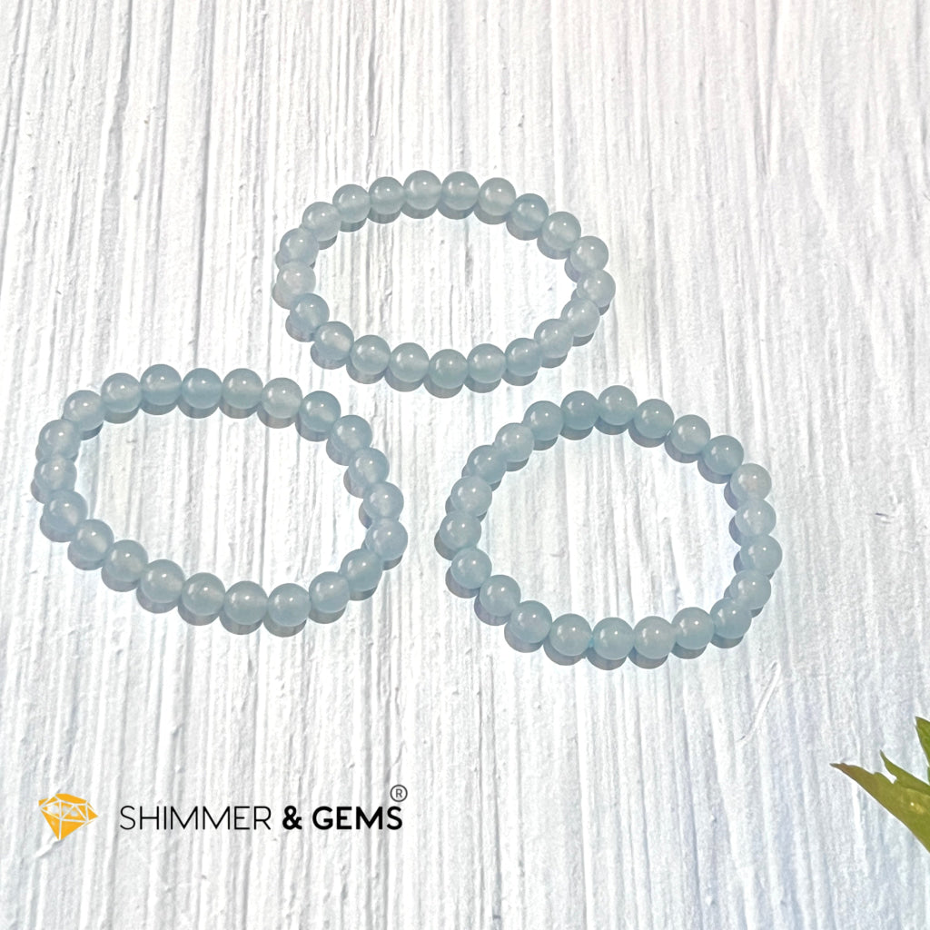 Blue Calcite 8Mm Bracelet