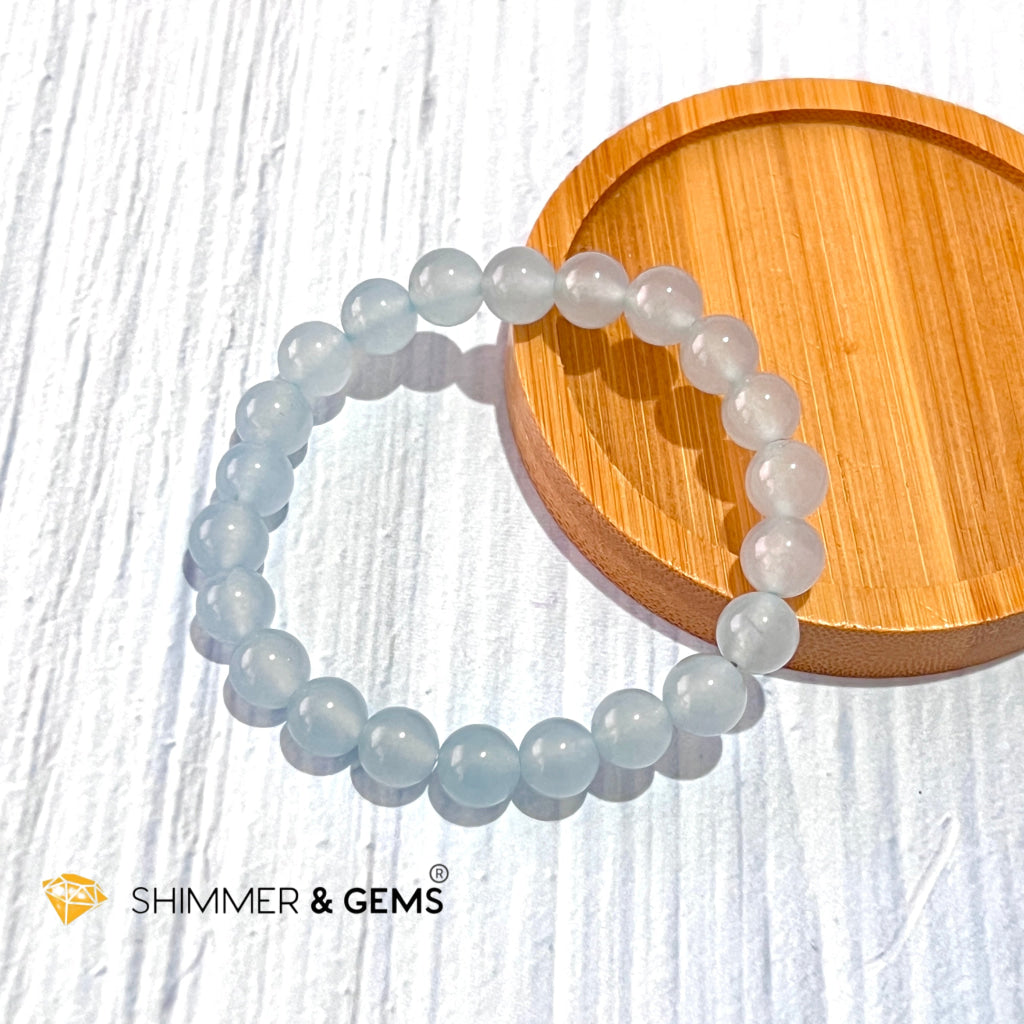 Blue Calcite 8Mm Bracelet