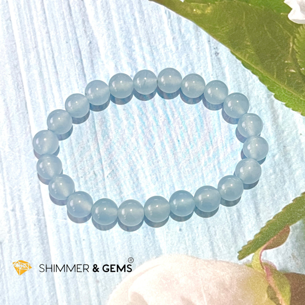 Blue Calcite 8Mm Bracelet