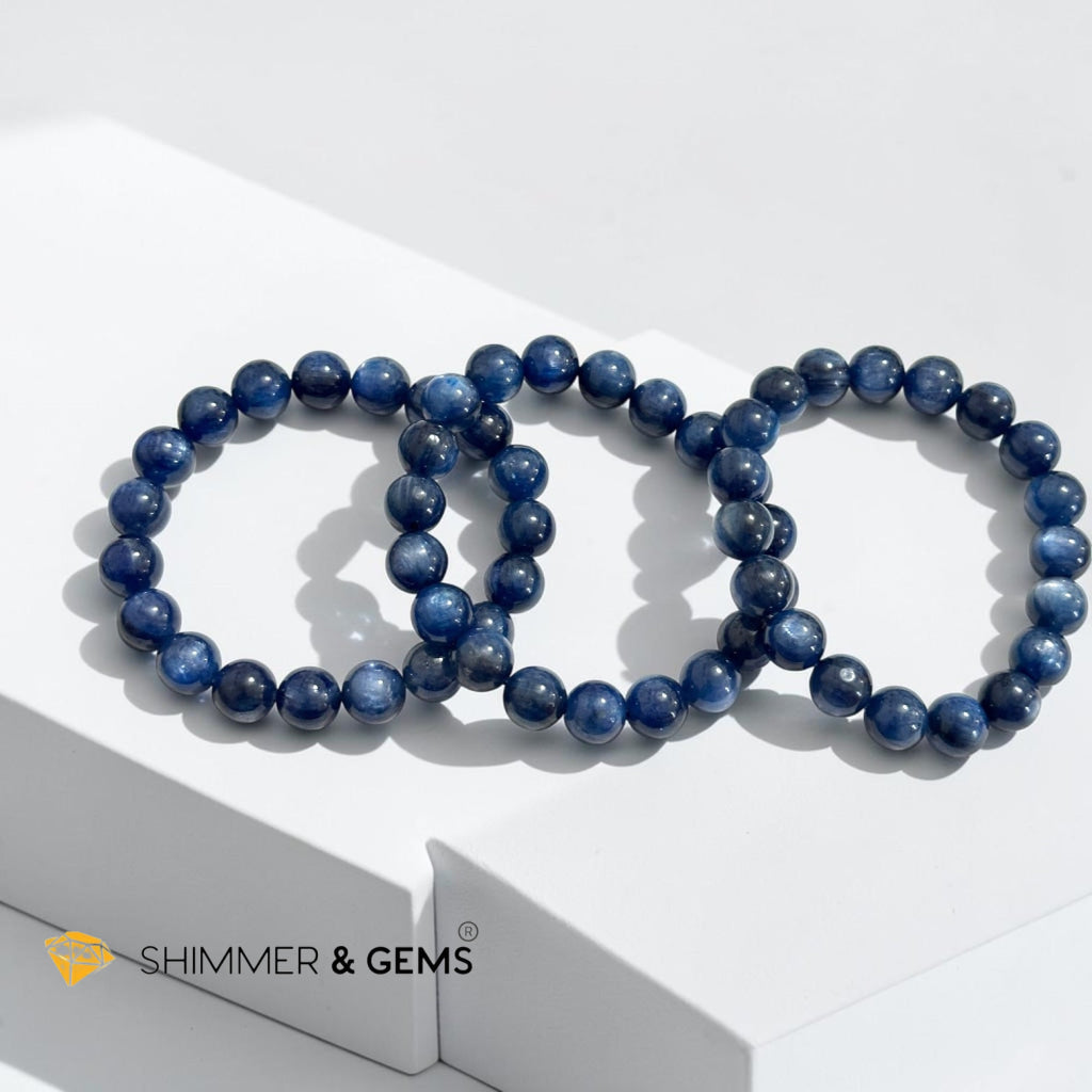 Blue Kyanite 10mm Premium Bracelet (AAAA)
