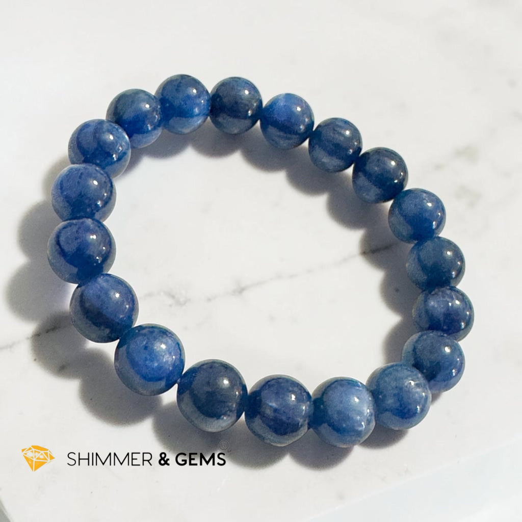 Blue Kyanite 10mm Premium Bracelet (AAAA)