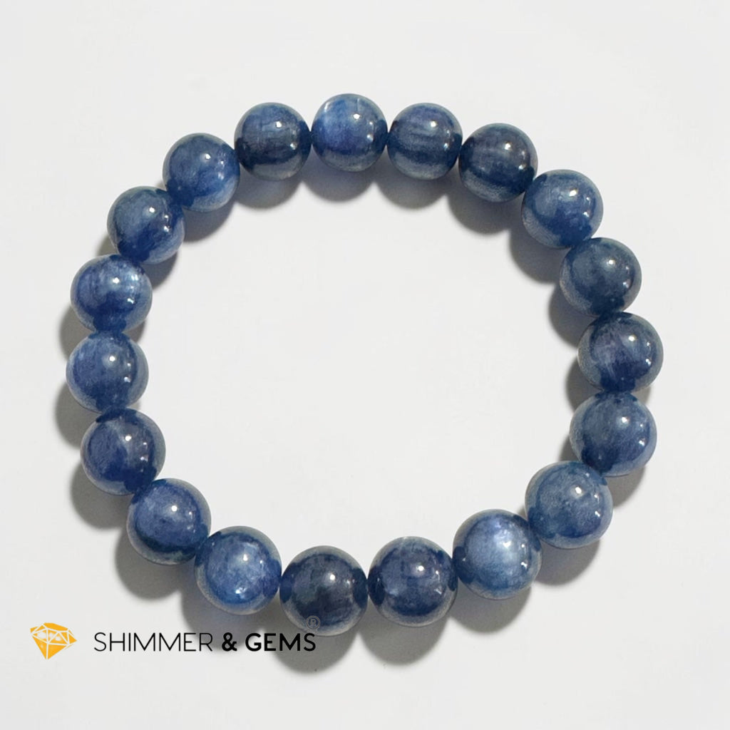 Blue Kyanite 10mm Premium Bracelet (AAAA)
