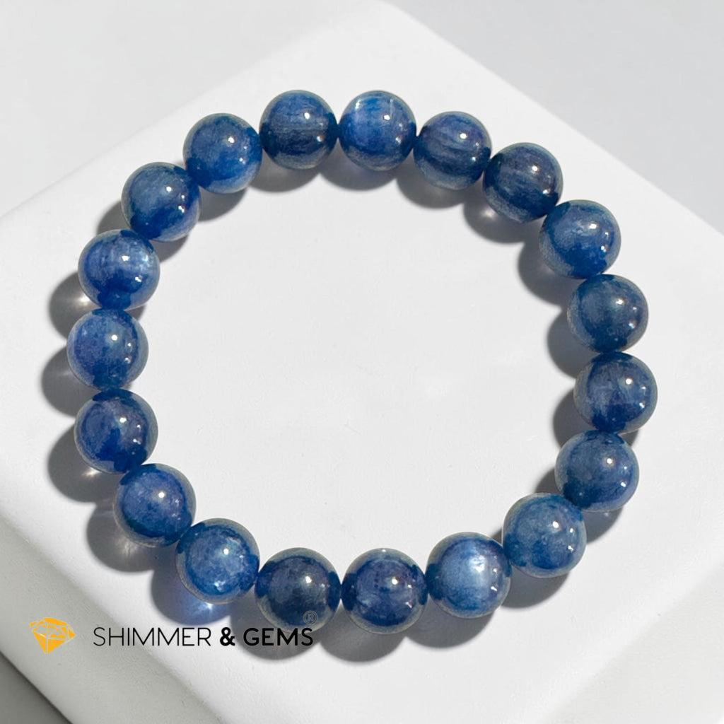 Blue Kyanite 10mm Premium Bracelet (AAAA)