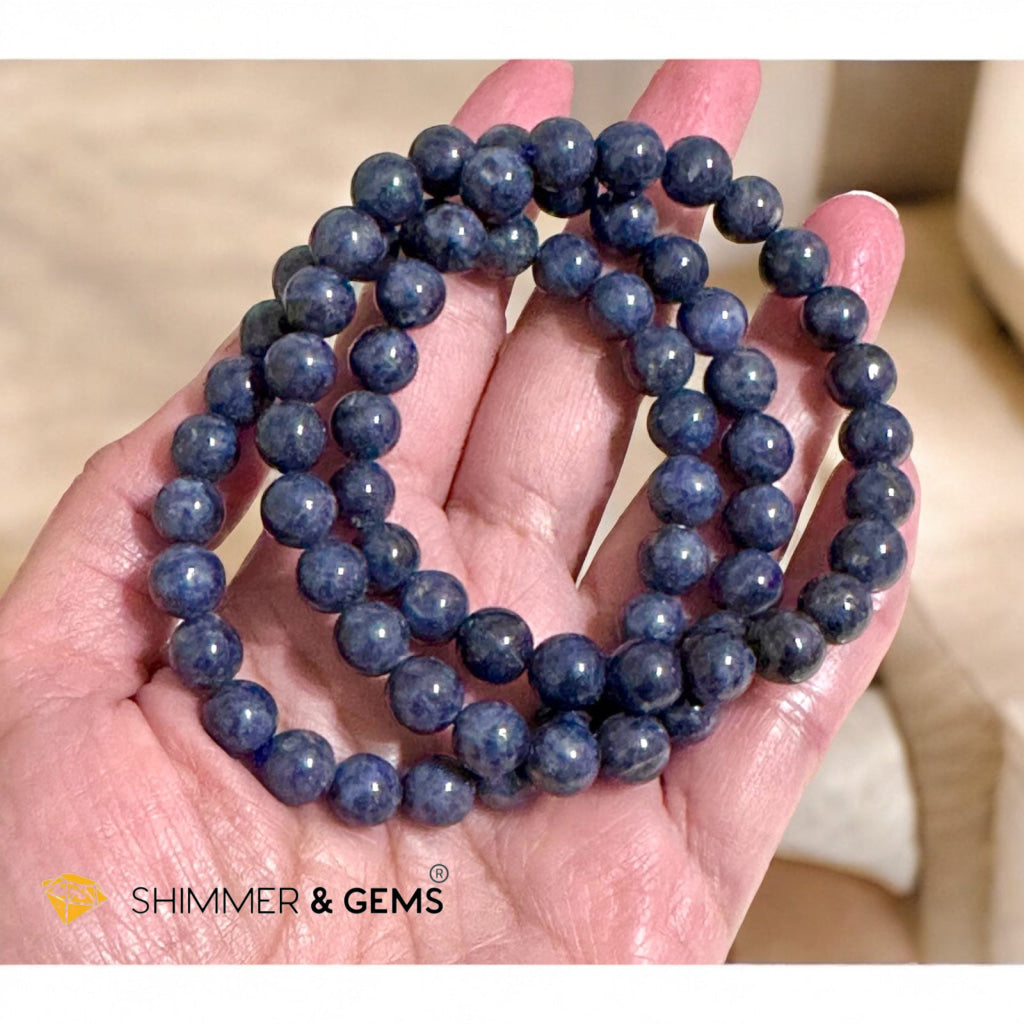Blue Sapphire 8mm Bracelet (AAAA) Premium, Encoded & Activated