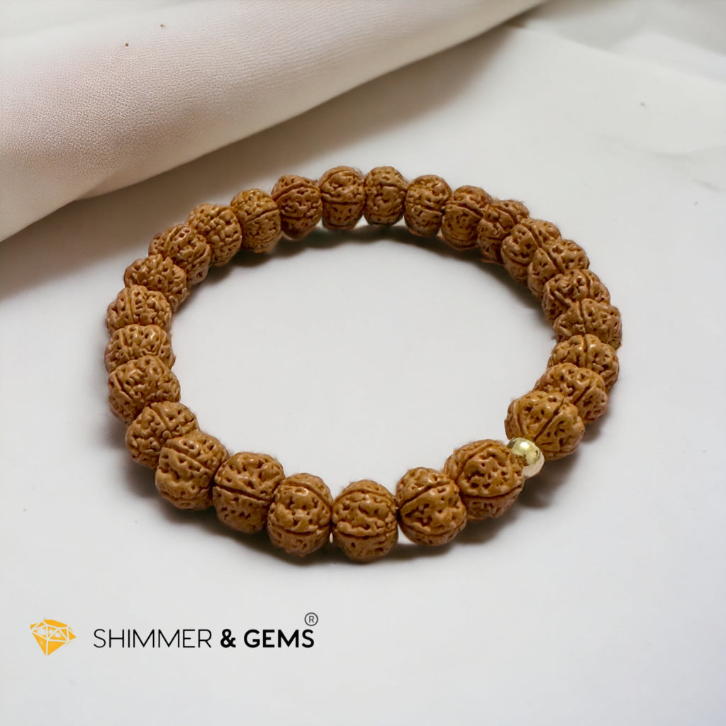 Bodhi Seeds Rudrashka Bracelet 8mm