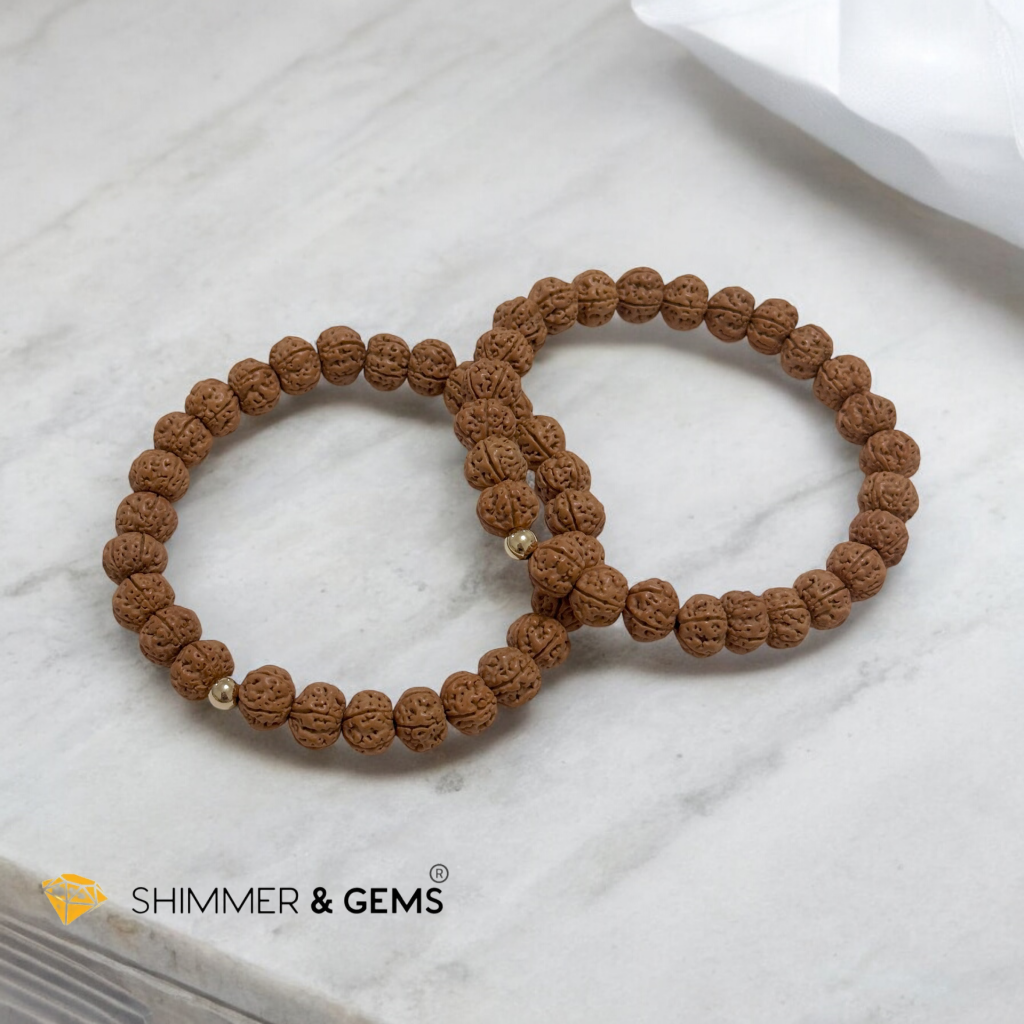 Bodhi Seeds Rudrashka Bracelet 8mm