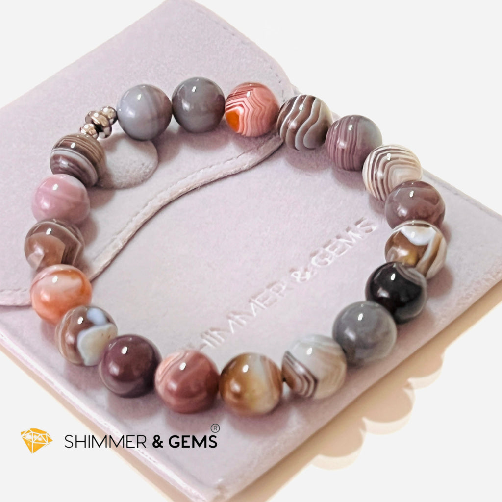 Fathers Day 50% Healing Bracelet: Bostwana Agate Bracelets