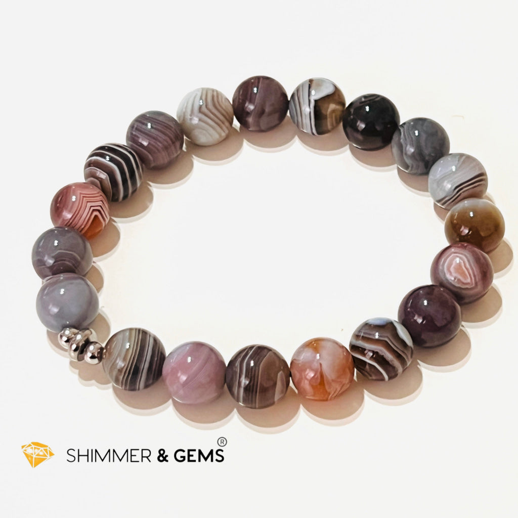 Fathers Day 50% Healing Bracelet: Bostwana Agate Bracelets