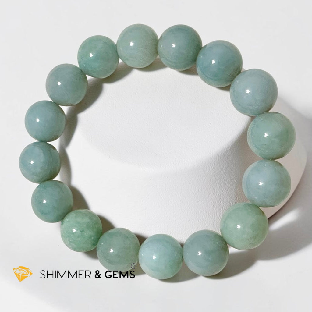 Burma Jadeite 13mm Premium Bracelet (Type A)