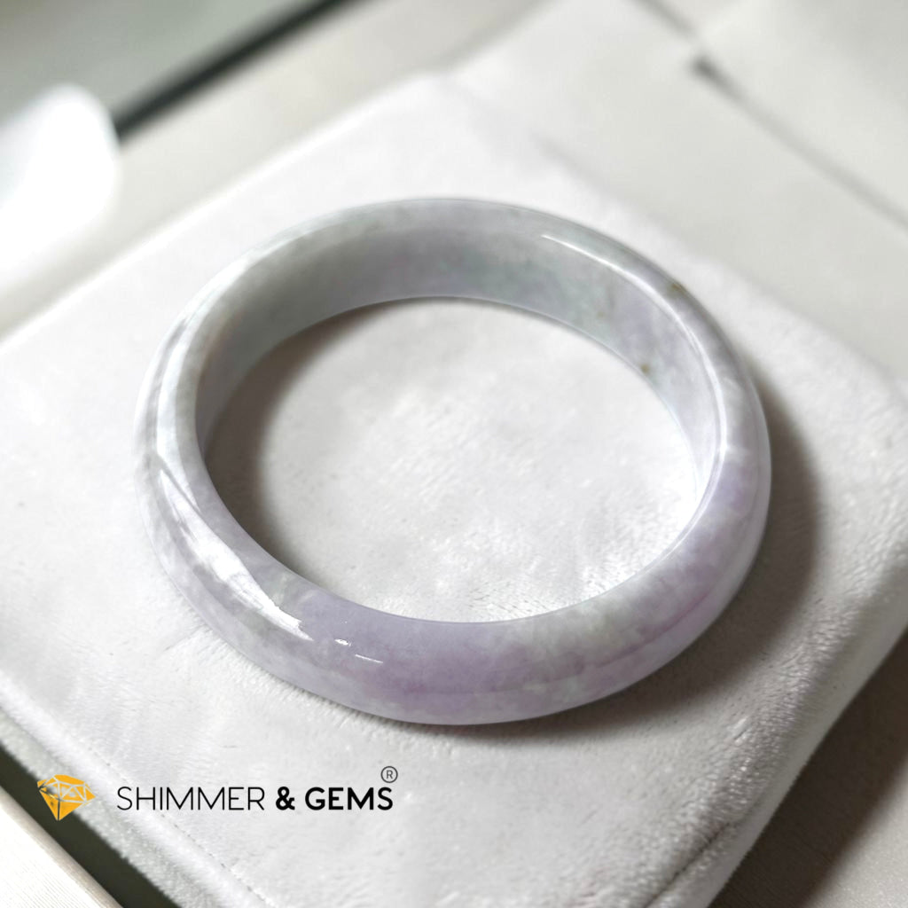 Burma Jadeite Type A Bangle (Lavender)