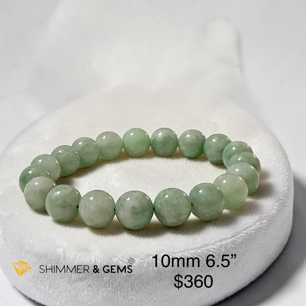 Burma Jadeite Type A Bracelet 10mm (Premium)