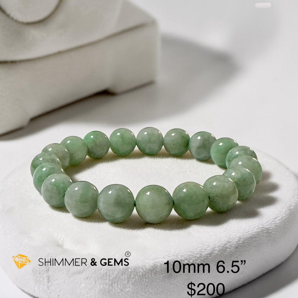 Burma Jadeite Type A Bracelet 10mm (Premium)