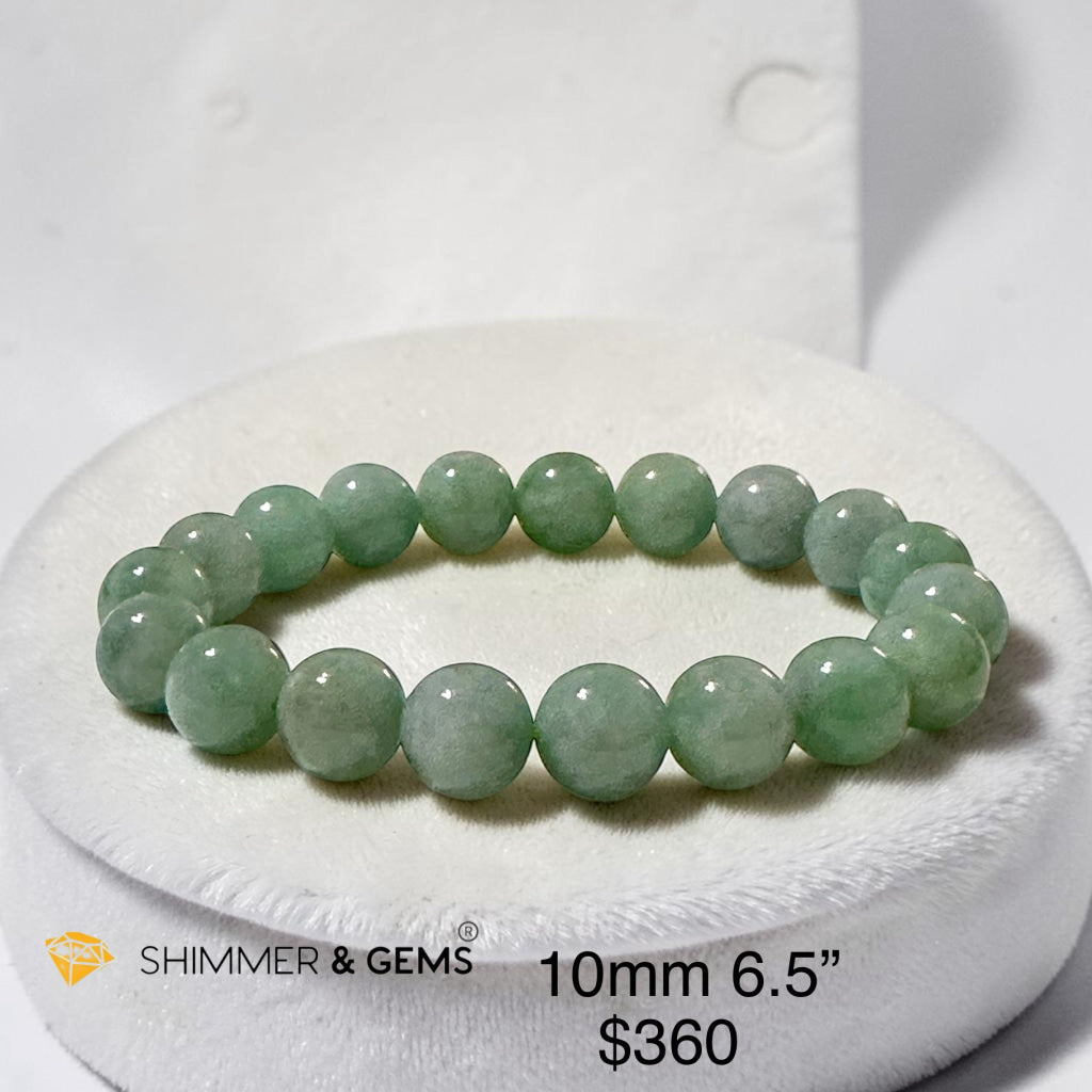 Burma Jadeite Type A Bracelet 10mm (Premium)