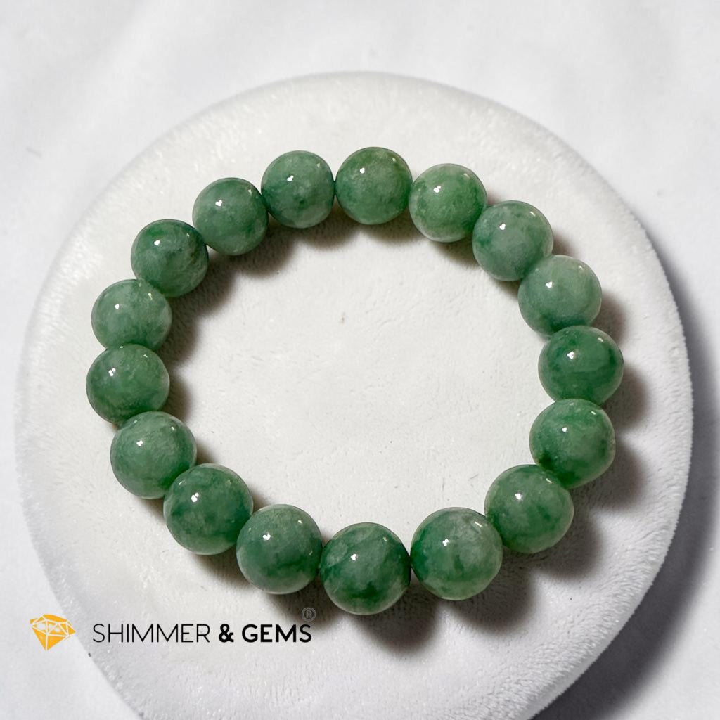 Burma Jadeite Type A Bracelet 12mm (Premium) AAAA