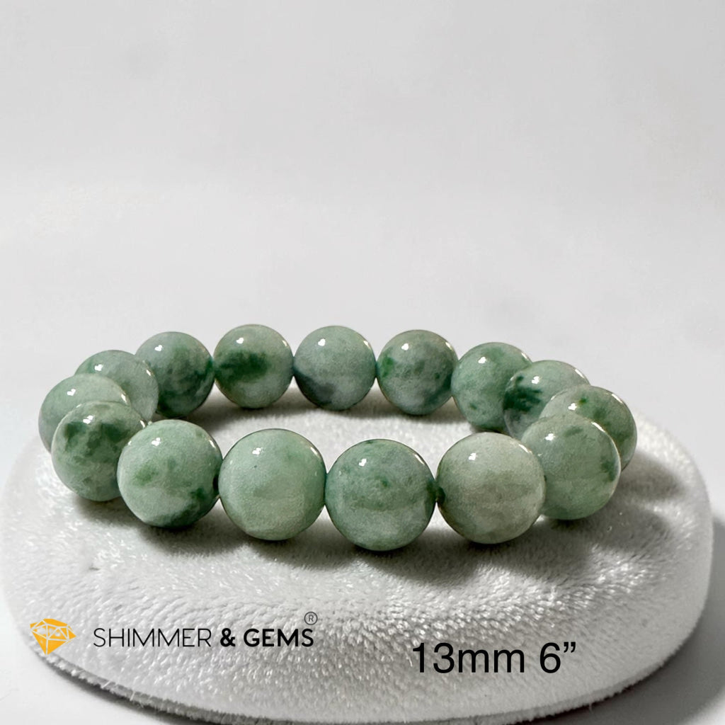 Burma Jadeite Type A Bracelet 13mm (Premium)