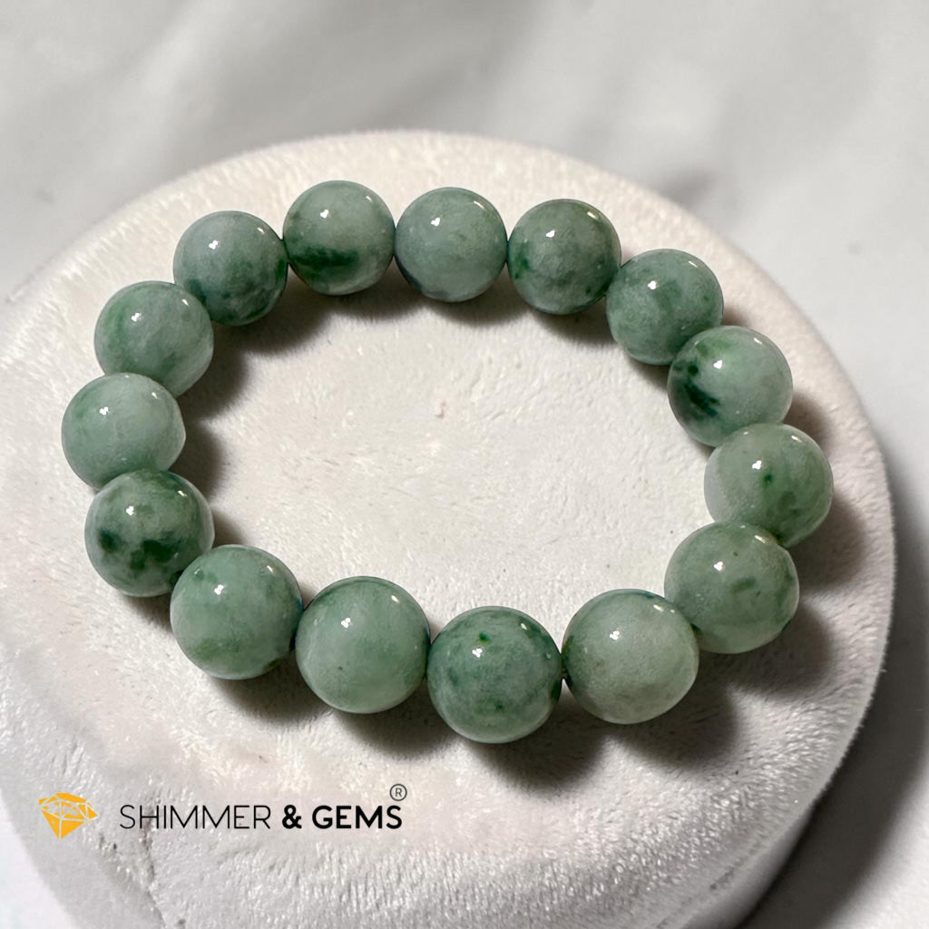 Burma Jadeite Type A Bracelet 13mm (Premium)