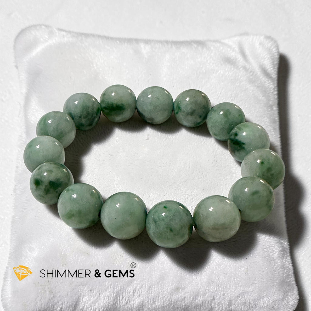 Burma Jadeite Type A Bracelet 13mm (Premium)