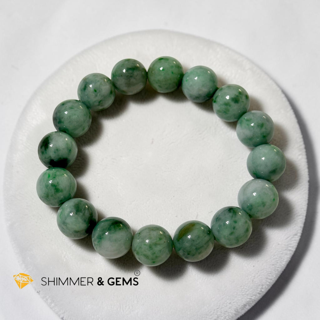 Burma Jadeite Type A Bracelet 13mm (Premium)