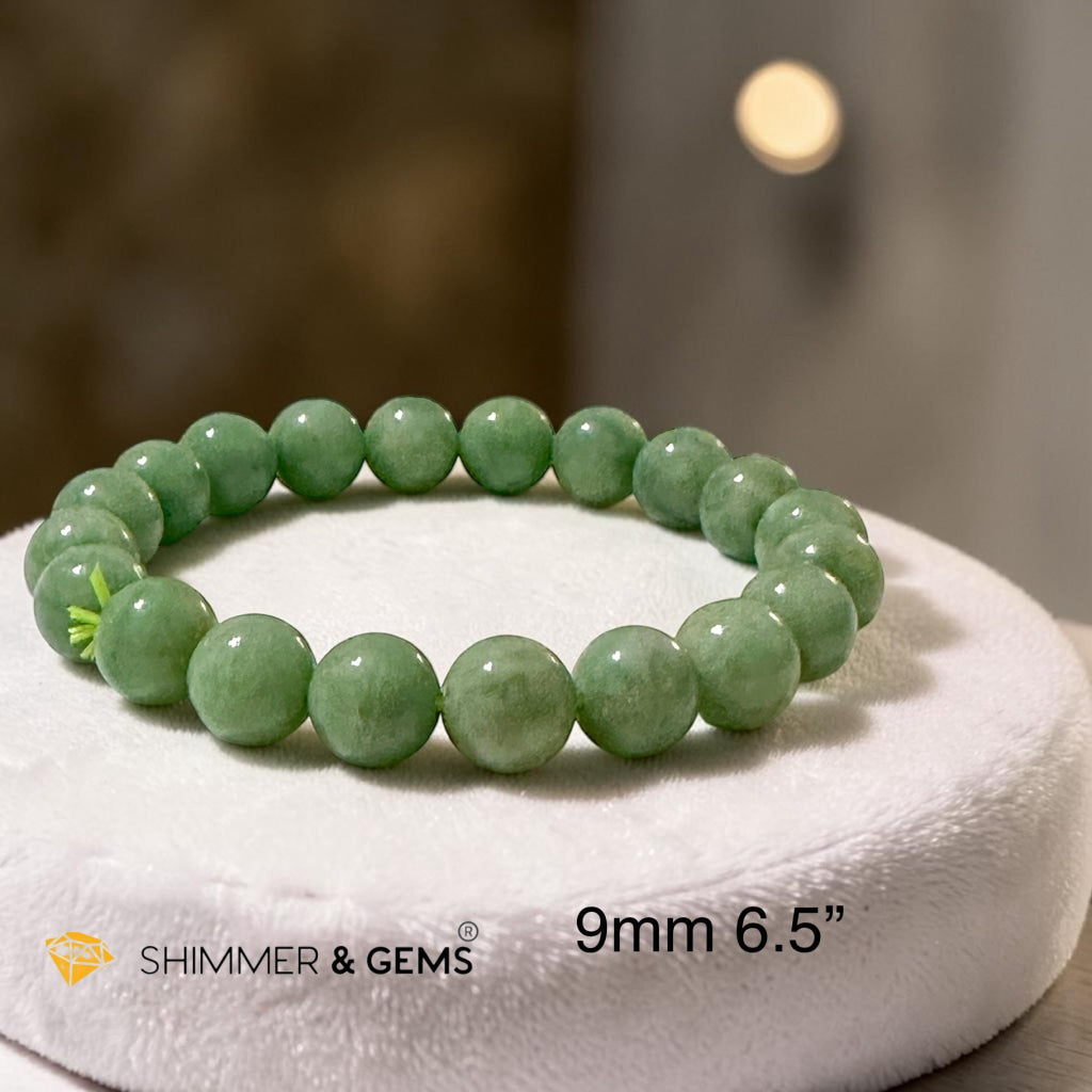 Burma Jadeite Type A Bracelet 9mm (Premium)