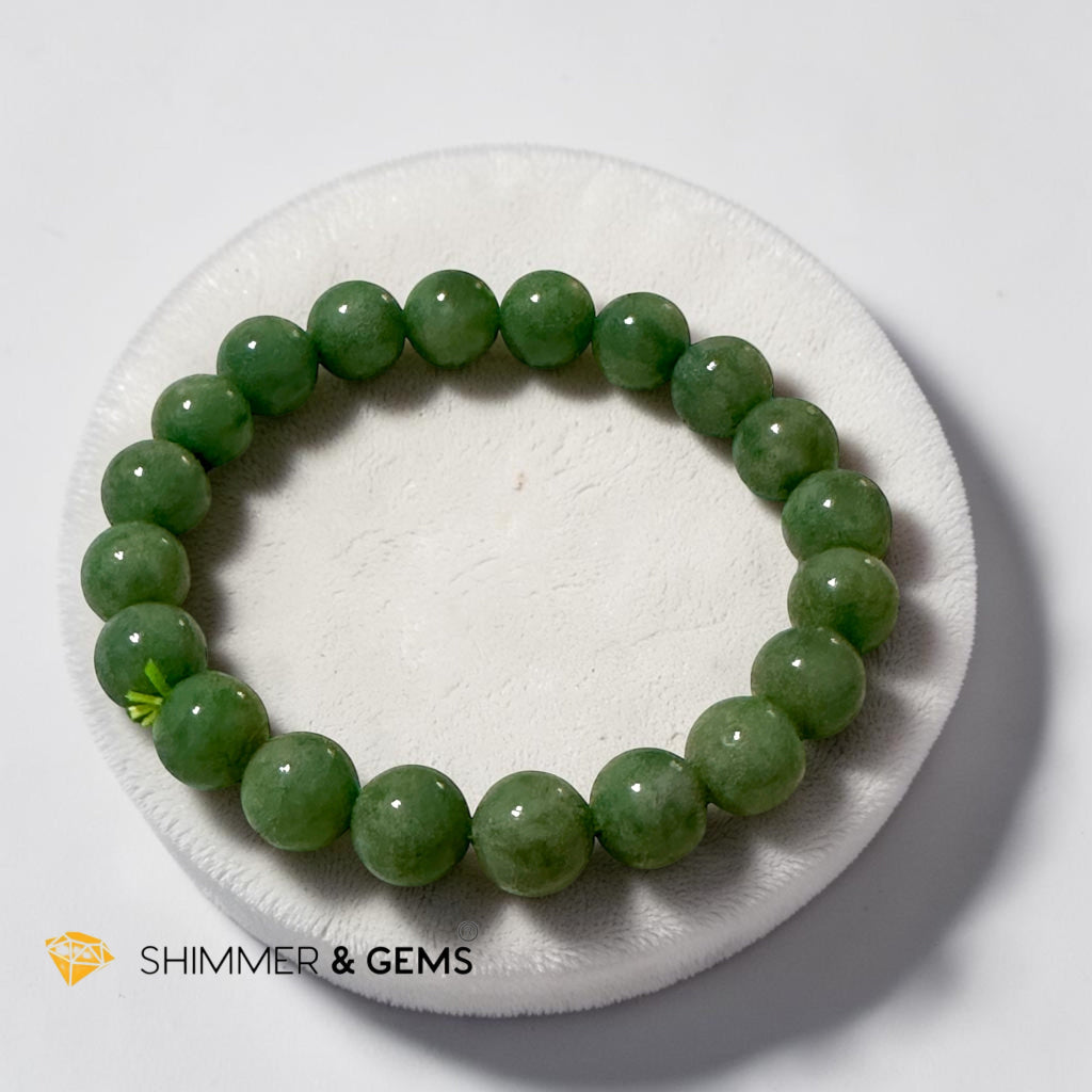 Burma Jadeite Type A Bracelet 9mm (Premium)