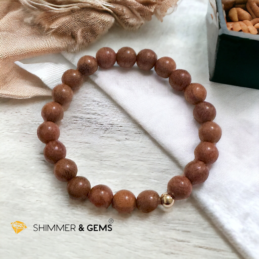 Burmese Rosewood 8mm Bracelet (Myanmar)