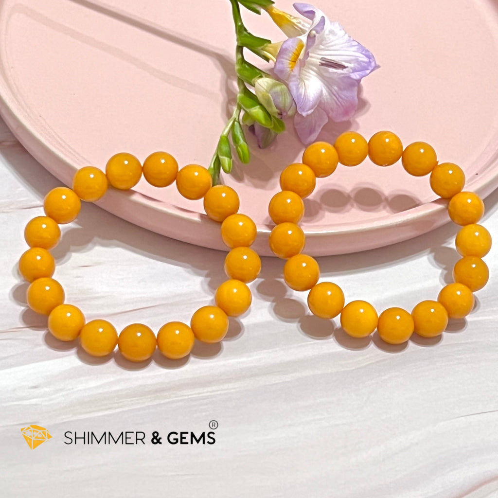 Butter Amber 10Mm Bracelet (Aaaa) Bracelets