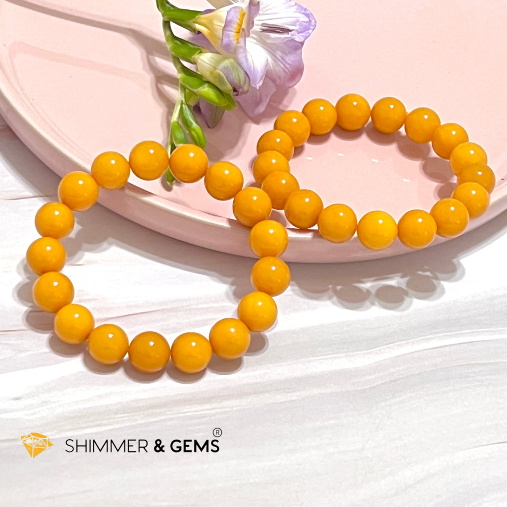 Butter Amber 10Mm Bracelet (Aaaa) Bracelets