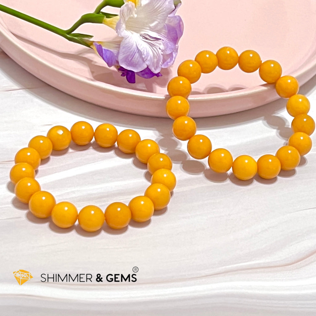 Butter Amber 10Mm Bracelet (Aaaa) Bracelets