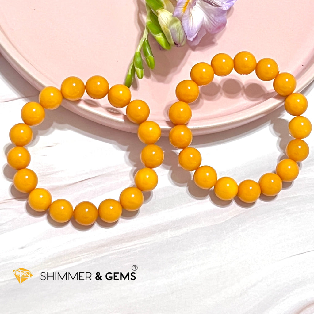 Butter Amber 10Mm Bracelet (Aaaa) Bracelets