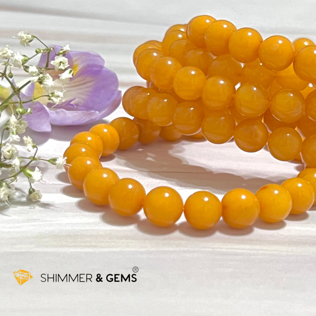 Butter Amber 8Mm Bracelet (Aaa)