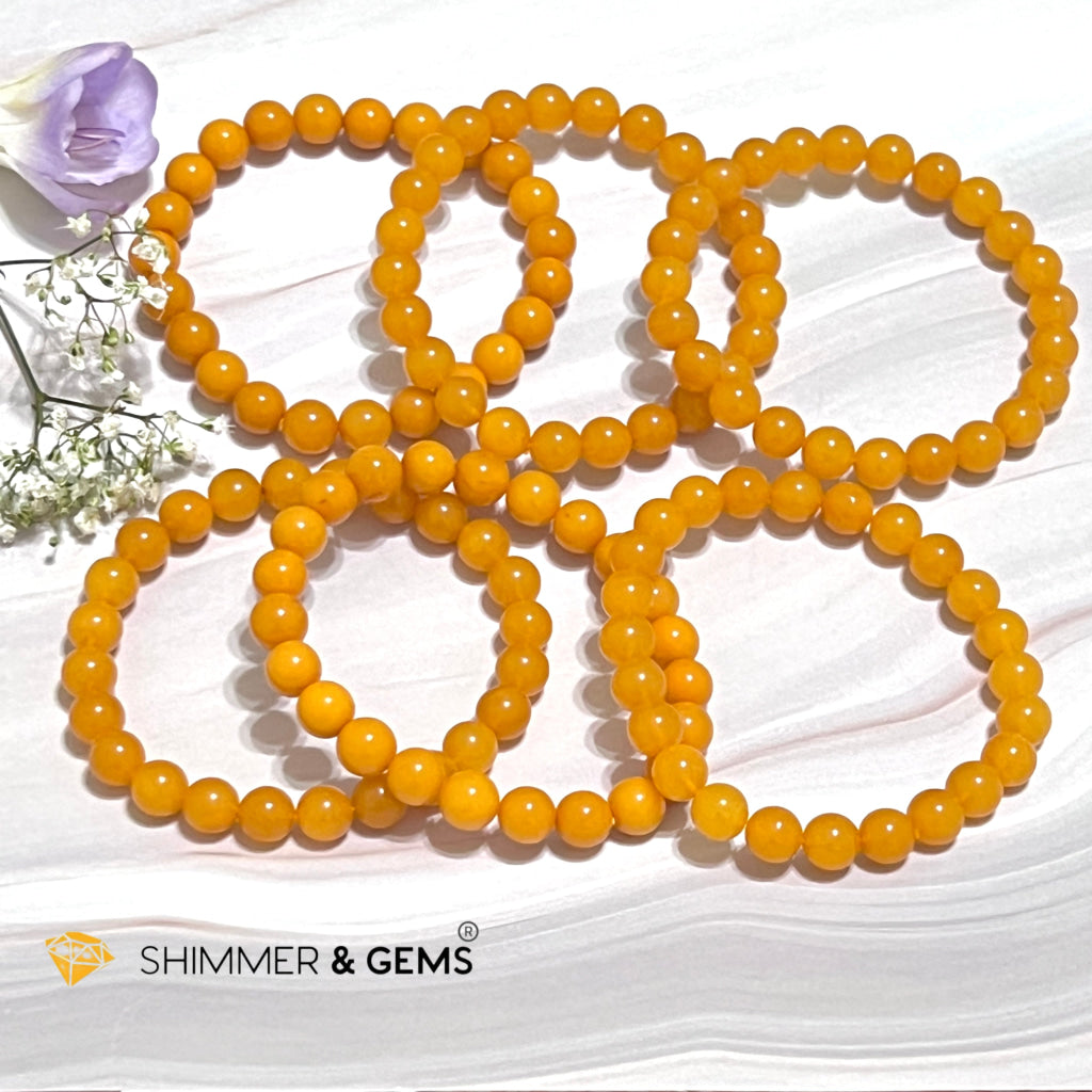 Butter Amber 8Mm Bracelet (Aaa)