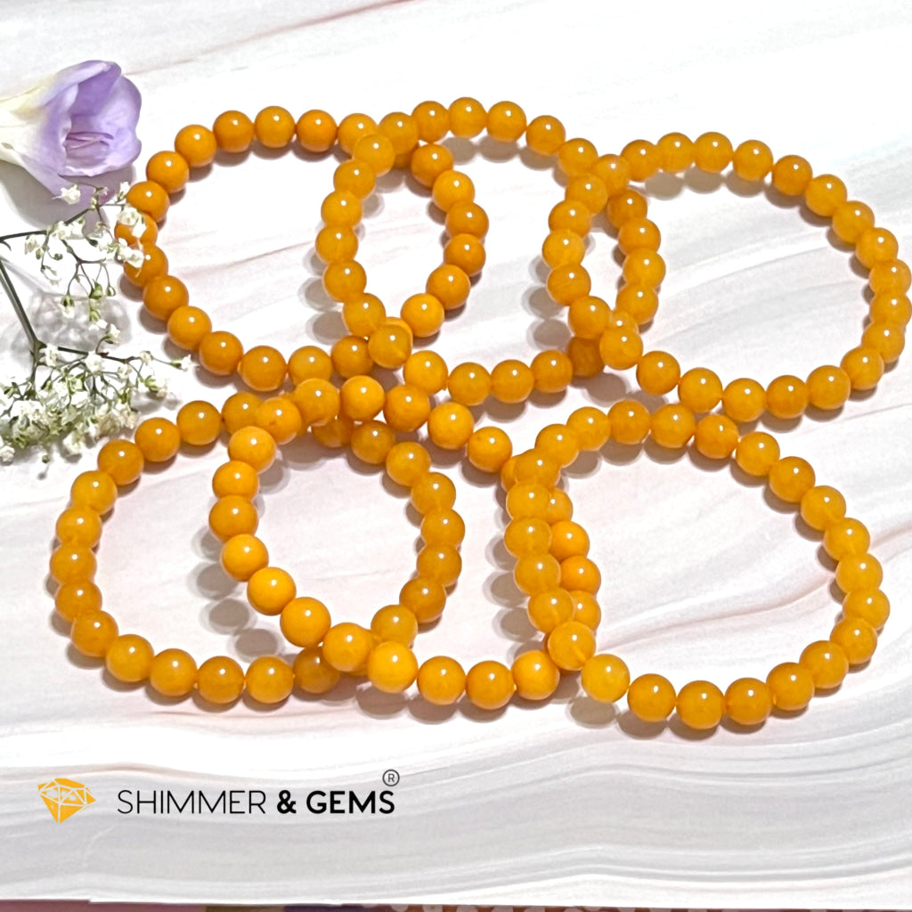 Butter Amber 8Mm Bracelet (Aaa)