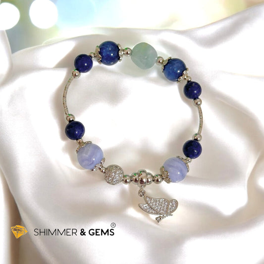 Celestial Azure Bracelet (Crystalline Tone Series)