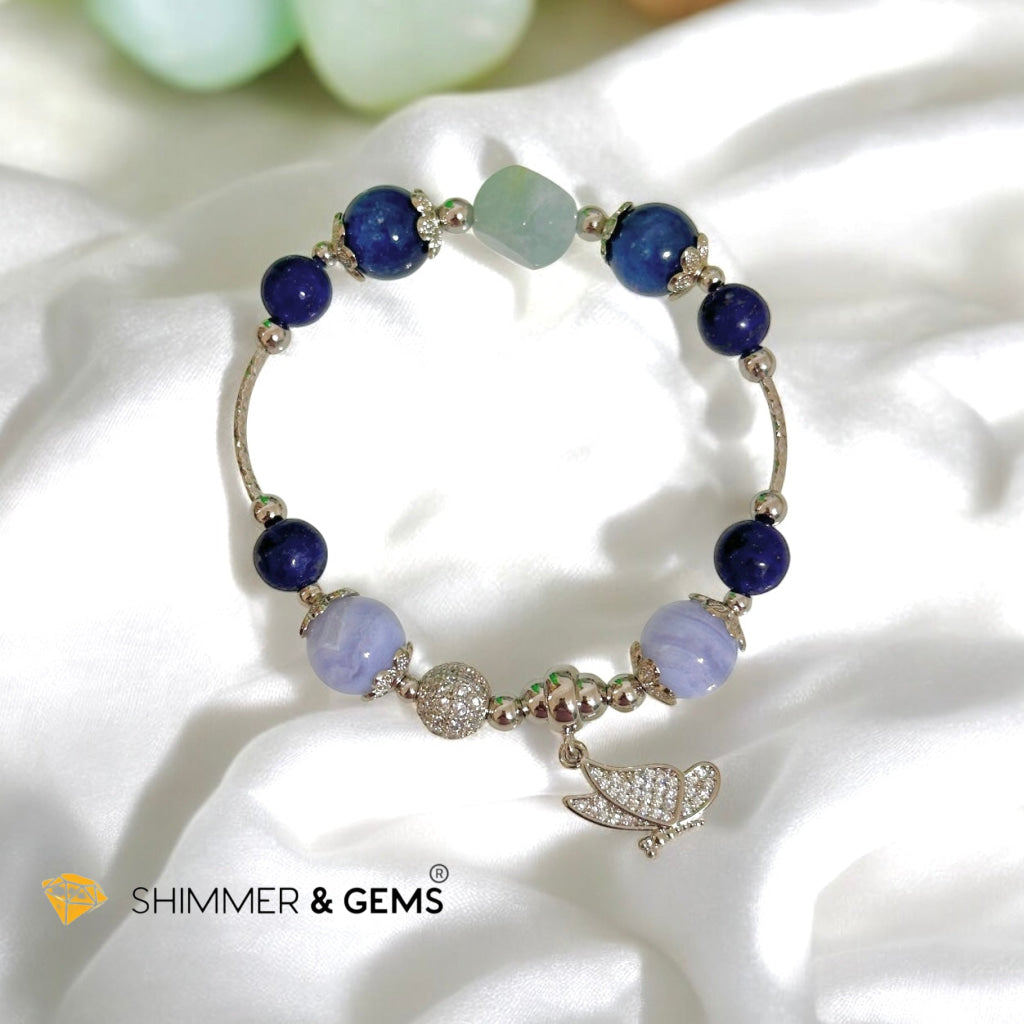 Celestial Azure Bracelet (Crystalline Tone Series)