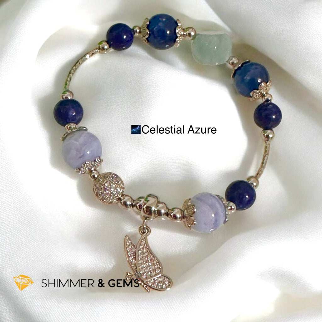 Celestial Azure Bracelet (Crystalline Tone Series)