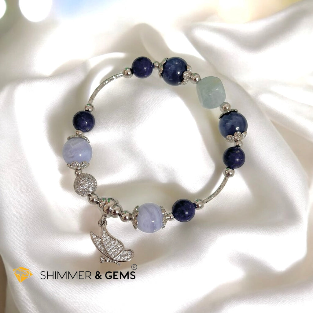 Celestial Azure Bracelet (Crystalline Tone Series)