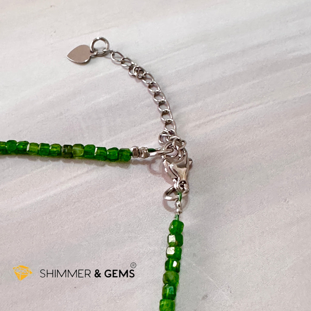 Diopside Crystal Necklace