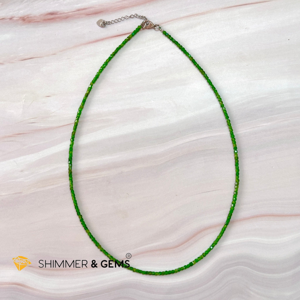 Diopside Crystal Necklace