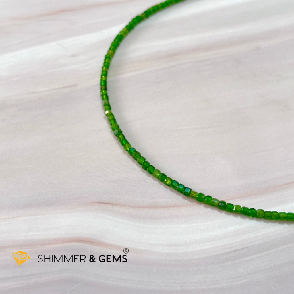 Diopside Crystal Necklace