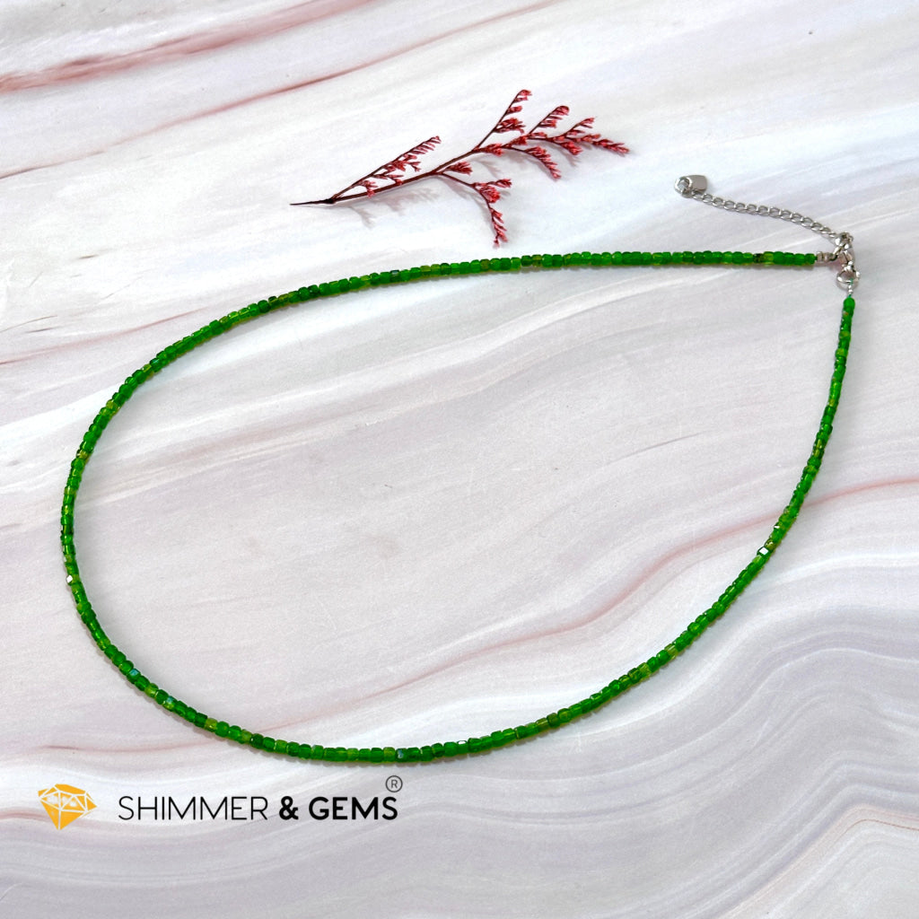 Diopside Crystal Necklace