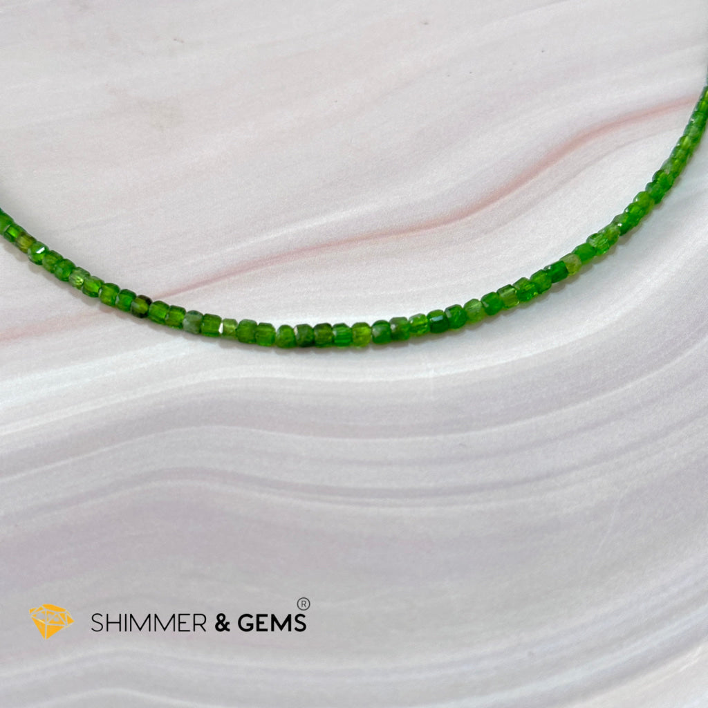 Diopside Crystal Necklace