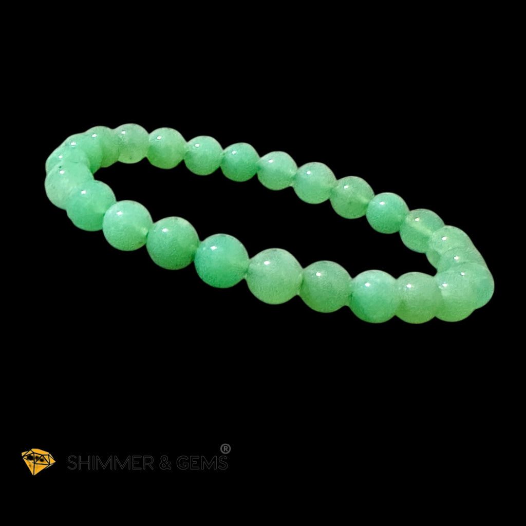 Chrysoprase Premium Top Grade 7mm Bracelet (Encoded & Attuned) Super Lucky Stone 🍀