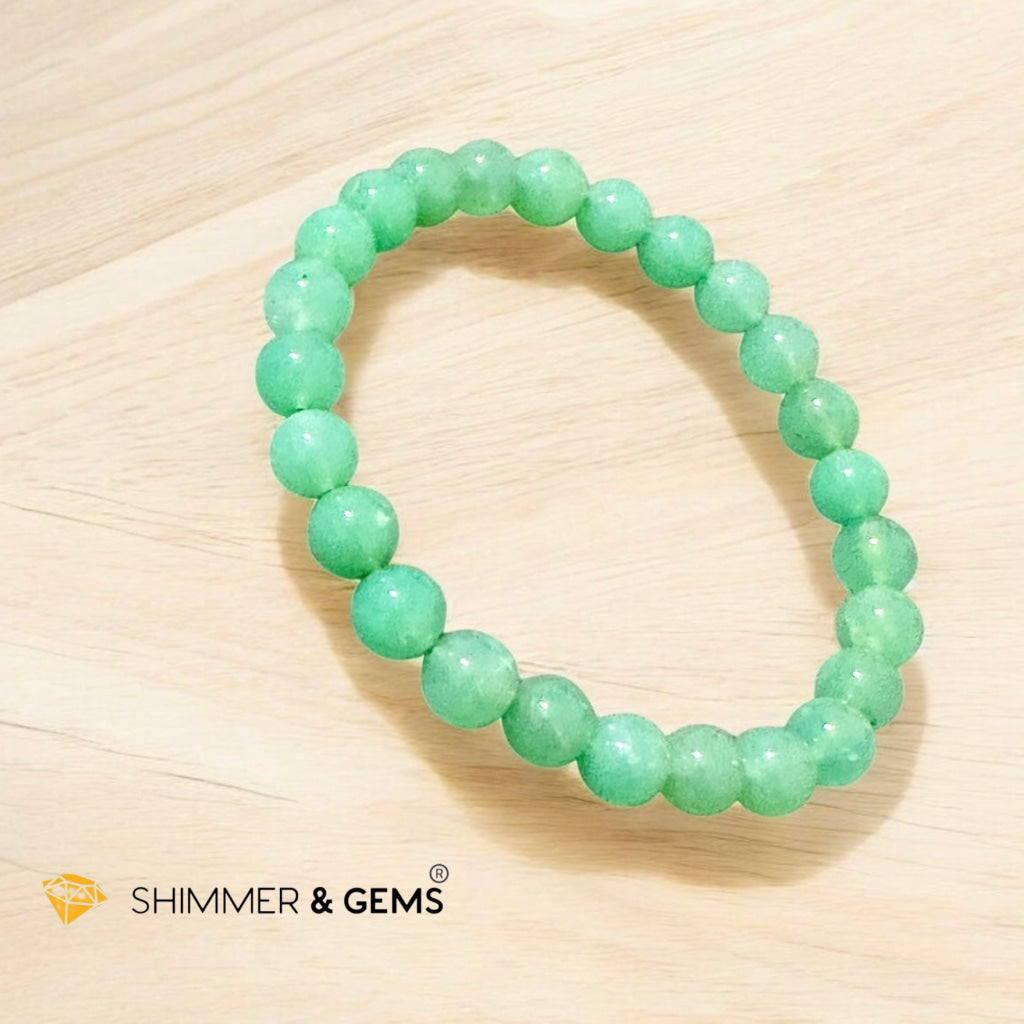Chrysoprase Premium Top Grade 7mm Bracelet (Encoded & Attuned) Super Lucky Stone 🍀