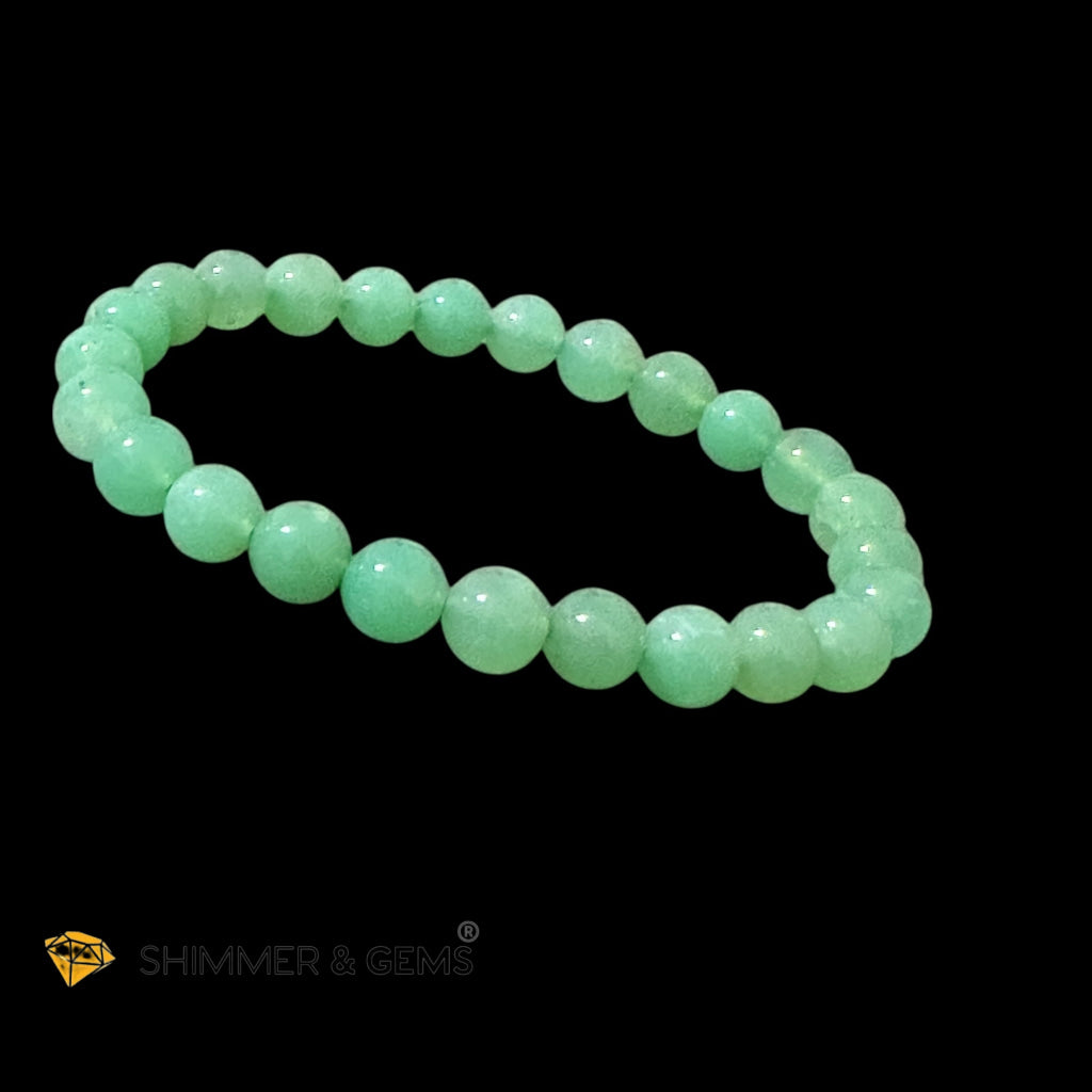Chrysoprase Premium Top Grade 7mm Bracelet (Encoded & Attuned) Super Lucky Stone 🍀
