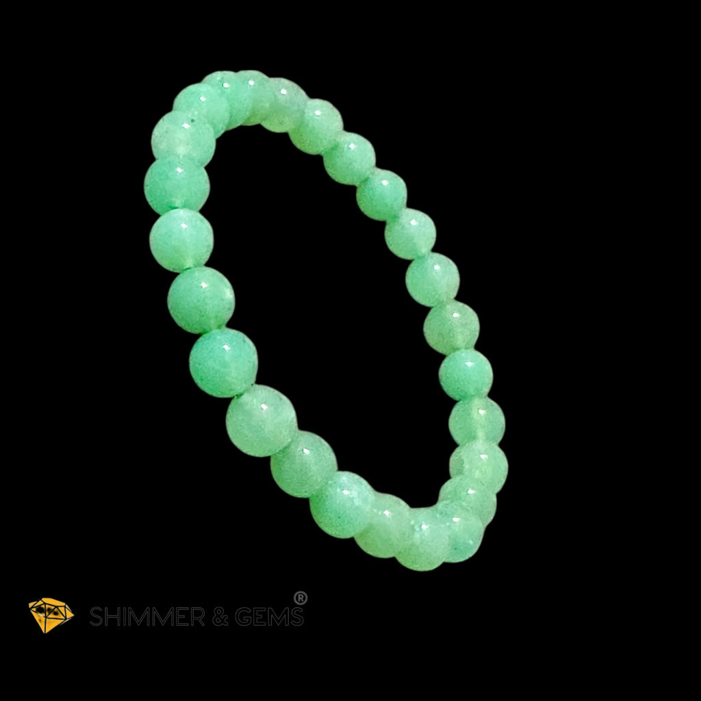 Chrysoprase Premium Top Grade 7mm Bracelet (Encoded & Attuned) Super Lucky Stone 🍀