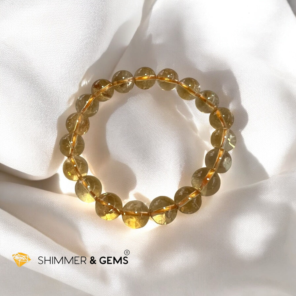Citrine 10mm Bracelet (Radiant Prosperity)AAAA grade, pre-coded, attuned